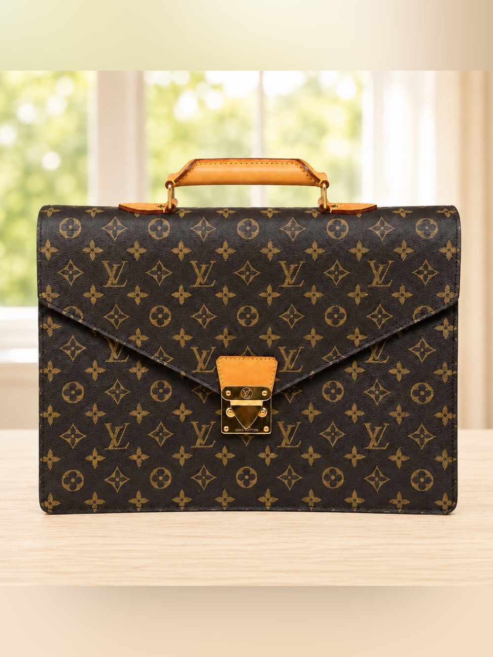 LOUIS VUITTON Monogram Serviette Conseiller Briefcase M10996 LegitGrails Cert